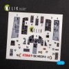 KELIK K72048 F-15C MSIP II EAGLE INTERIOR 3D DECALS FOR GWH 1/72